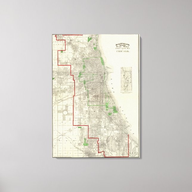 Impressão Em Tela Chicago 2 (Frente)