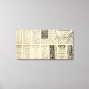 Impressão Em Tela Chicago e estrada de ferro 2 de Alton