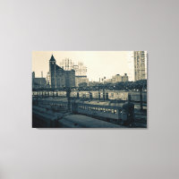 Chicago ICRR Building Train Yards 1971 Fotografia