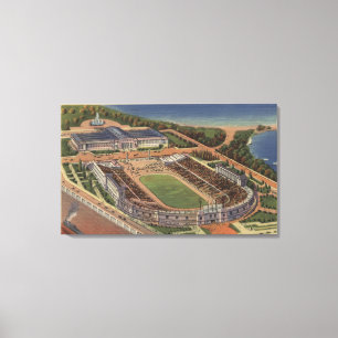 Impressão Em Tela Chicago, Illinois - Campo e Campo Soldados