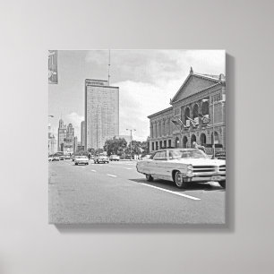 Impressão Em Tela Chicago Michigan Avenue Art Museum 1960's Photo