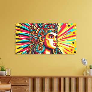 Impressão Em Tela Chicomecōātl 7