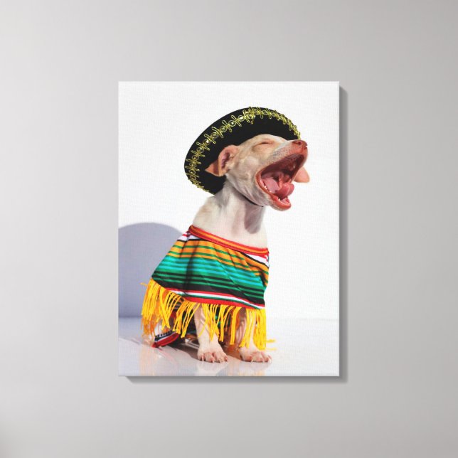 Impressão Em Tela Chihuahua (Frente)