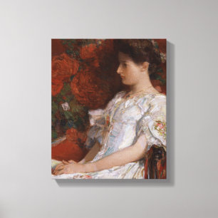 Impressão Em Tela Childe Hassam cadeira vitoriana CC0192 Impressioni