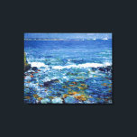 Impressão Em Tela Childe Hassam - Ilha Duck De Appledore<br><div class="desc">Childe Hassam - Ilha Duck,  do Appledore Ocean,  vê pintura a óleo a partir de 1911,  mostra ondas na beira da Ilha Appledore,  parte de um arquipélago na fronteira Maine/New Hampshire.</div>