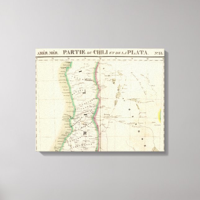Impressão Em Tela Chile e Argentina 33 (Frente)