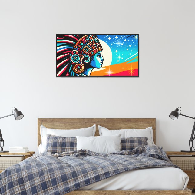 Impressão Em Tela Chīmalmā 5 (Insitu(Quarto))