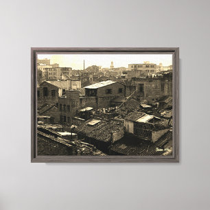 Impressão Em Tela China antiga cidade de Cantão