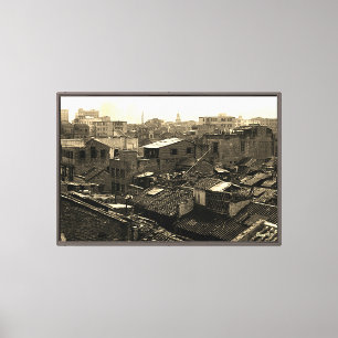 Impressão Em Tela China antiga cidade de Canton