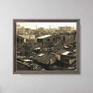 Impressão Em Tela China antiga cidade de Canton