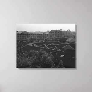 Impressão Em Tela China Antiga Cidade de Xangai