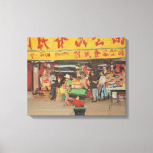 Impressão Em Tela Chinatown Nova Iorque 2012