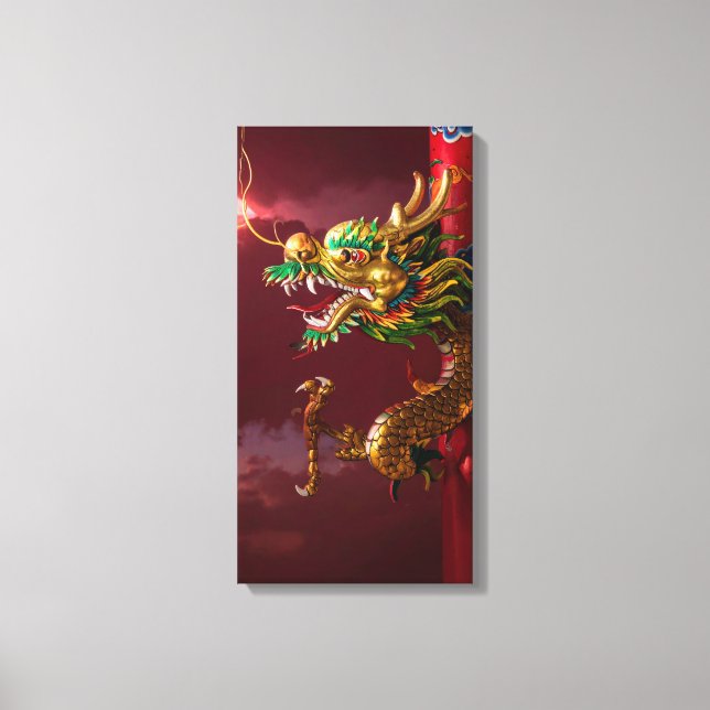 Impressão Em Tela chinese dragon (Frente)