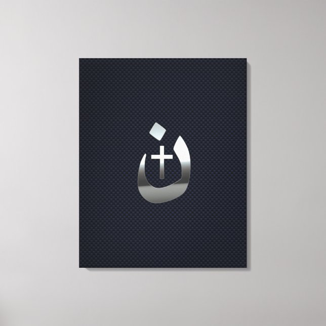 Impressão Em Tela Christian Nazarene Solidariedade ao Carbono (Frente)