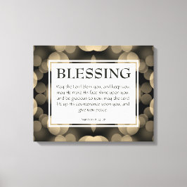 Impressão Em Tela Christian QUE O SENHOR O ABENÇOE Números 6:24-26