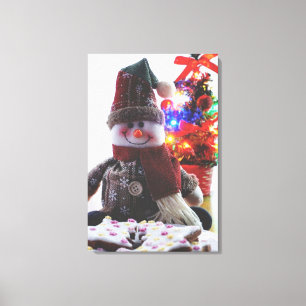 IMPRESSÃO EM TELA CHRISTMAS SNOWMAN