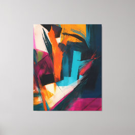 Impressão Em Tela Chromatic Crosscurrents