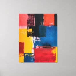 Impressão Em Tela Chromatic Intersections