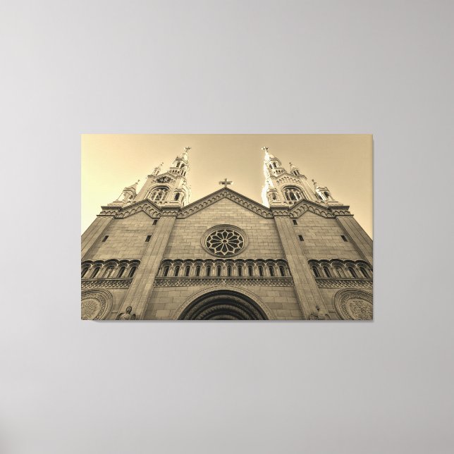 Impressão Em Tela Church Exterior (Frente)