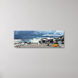 Impressão Em Tela Chuva sobre a praia do pescador Hythe