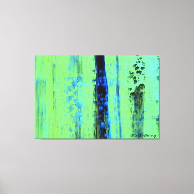 Impressão Em Tela Chuva Urbana (Frente)