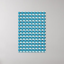 Impressão Em Tela Ciano