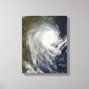 Impressão Em Tela Ciclone Tropical Favio sobre Moçambique
