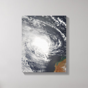 Impressão Em Tela Ciclone tropical Jacob que aproxima Austrália