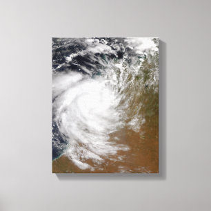 Impressão Em Tela Ciclone tropical Magda que vem em terra em Austral