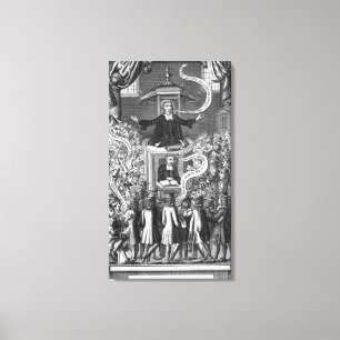 Impressão Em Tela Cidadão de Daniel, ilustração 'dos retratos