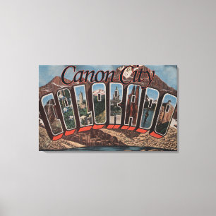 Impressão Em Tela Cidade de Canon, Colorado - grandes cenas da letra