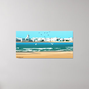 Impressão Em Tela Cidade de Essaouira-Marrocos
