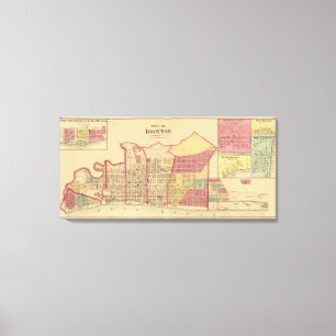 Impressão Em Tela Cidade de Ironton com Proctorsville