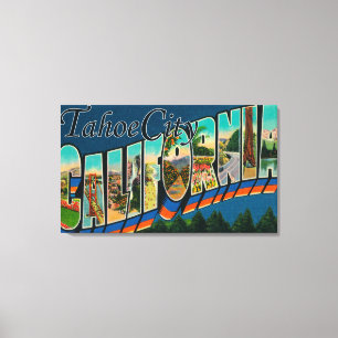 Impressão Em Tela Cidade de Tahoe, Califórnia - grandes cenas da