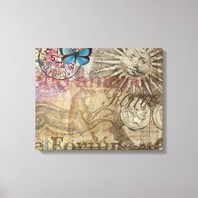 Impressão Em Tela Cidade do Feriado em Roma, Itália, Viagem (Frente)