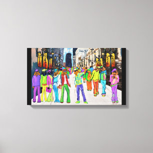 Impressão Em Tela Cidade dos Cachorros Chicago