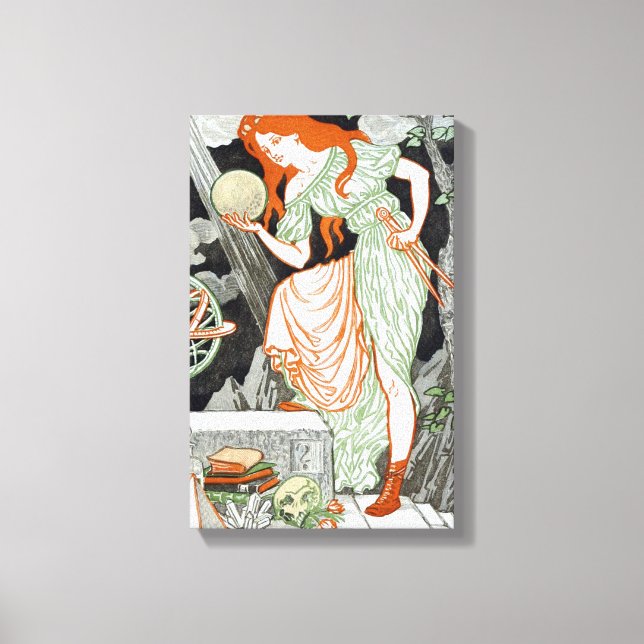 Impressão Em Tela Cientista feminina (Mulheres na Ciência e Tecnolog (Frente)