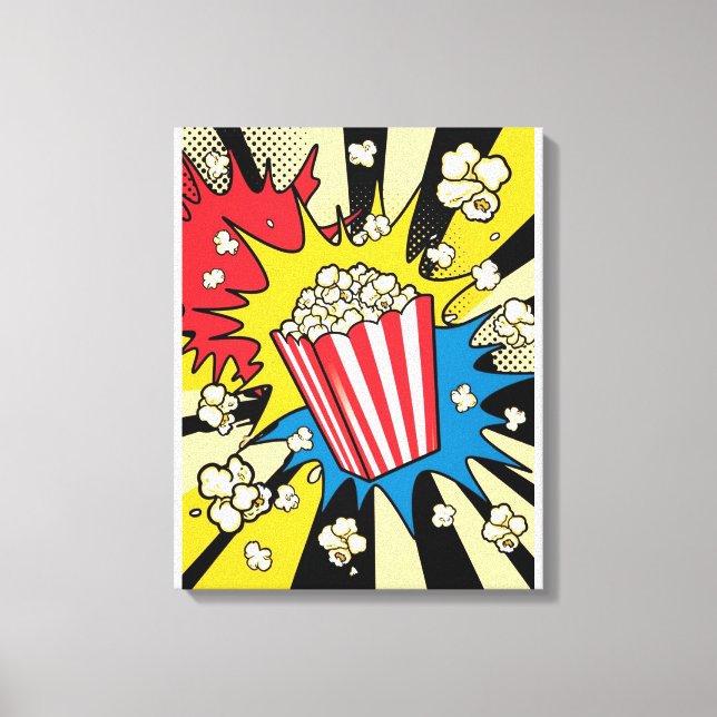 Impressão Em Tela Cinema Night Munchies (Frente)