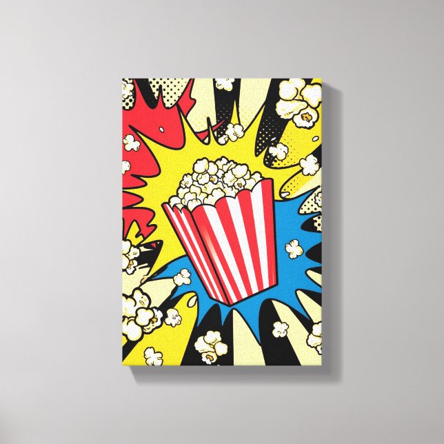 Impressão Em Tela Cinema Night Munchies (Frente)