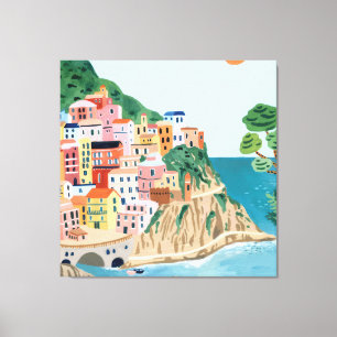 Impressão Em Tela Cinque Terre