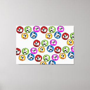 Impressão Em Tela cinturão negro das artes marciais do karaté das