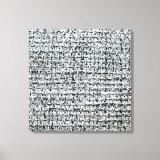 Impressão Em Tela Cinza Burlap (Frente)