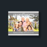 Impressão Em Tela Cinza Foto de nossos avós com netos<br><div class="desc">Foto de nossos avós com netos. Nomes e Ano.</div>