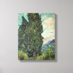 Impressão Em Tela Ciprestes de Vincent van Gogh , 1889