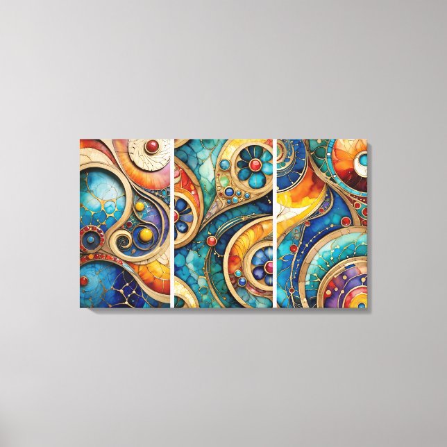 Impressão Em Tela Circo de Água (Frente)