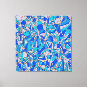 Impressão Em Tela Círculos abstrato