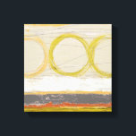 Impressão Em Tela Círculos Amarelo e Laranja em Fundo Multicolorido<br><div class="desc">June Erica Vess é a artista por trás desta incrível obra de arte. Círculos amarelos e laranja repousam sobre um fundo multicolorido. Um trabalho exclusivo,  que tornaria um design personalizado de excelente para muitos produtos Zazzle. Peça o seu hoje!</div>