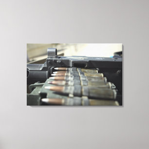 Impressão Em Tela círculos da metralhadora do Cinqüênta-calibre