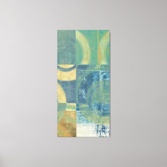 Impressão Em Tela Círculos e painéis multicoloridos (Frente)