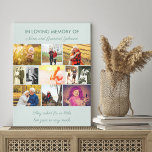 Impressão Em Tela Citação da memória adorável - Colagem de fotos<br><div class="desc">No Loving Memory Photo Collage em uma canvas, que você pode personalizar com fotos de seus entes queridos. O texto é totalmente editável, e atualmente lê-se "na amável memória de Nana e Avô" no topo e, "Eles pediram tão pouco, mas deram tanto" no final. O modelo de foto está configurado...</div>